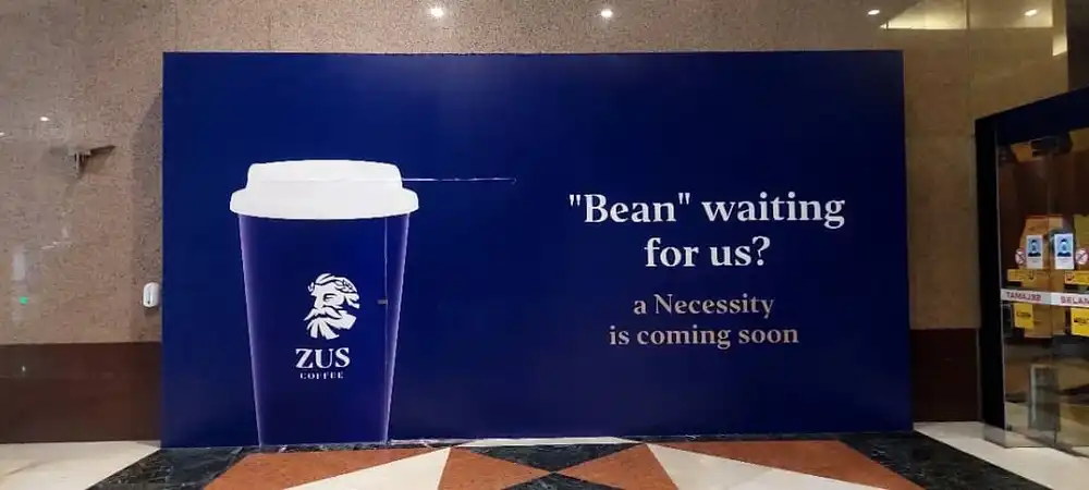 Hoarding & Visual, Zus Coffee, Menara Public Bank