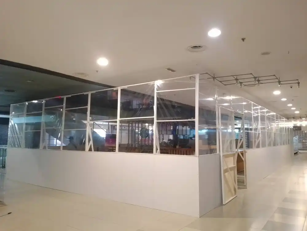Hoarding (White) & Transparent Sheet, Dpulze