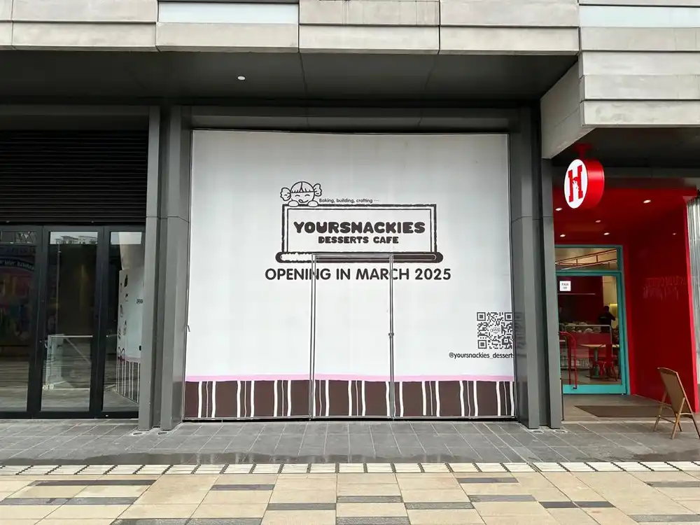 Metal Hoarding & Visual (Indoor & Outdoor), Yoursnackies Desserts Cafe, TRX Marketlane