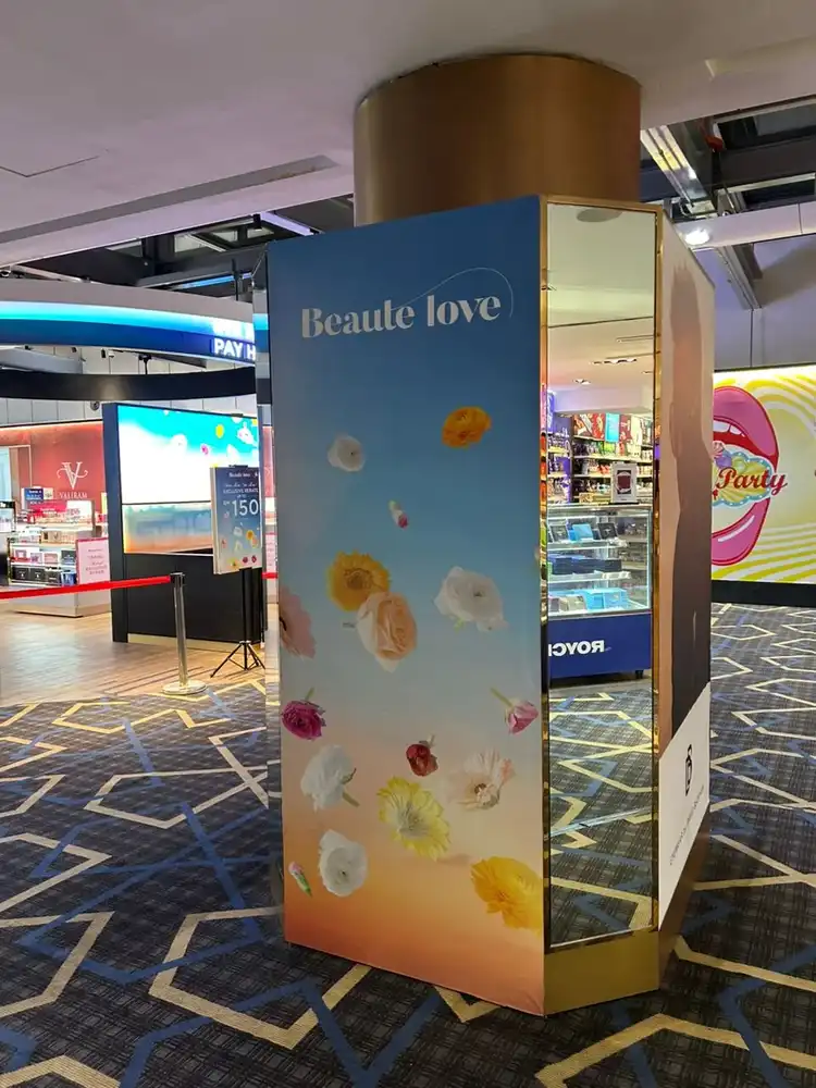 Pillar Banner, Beaute Love, KLIA Contact Pier (CP)