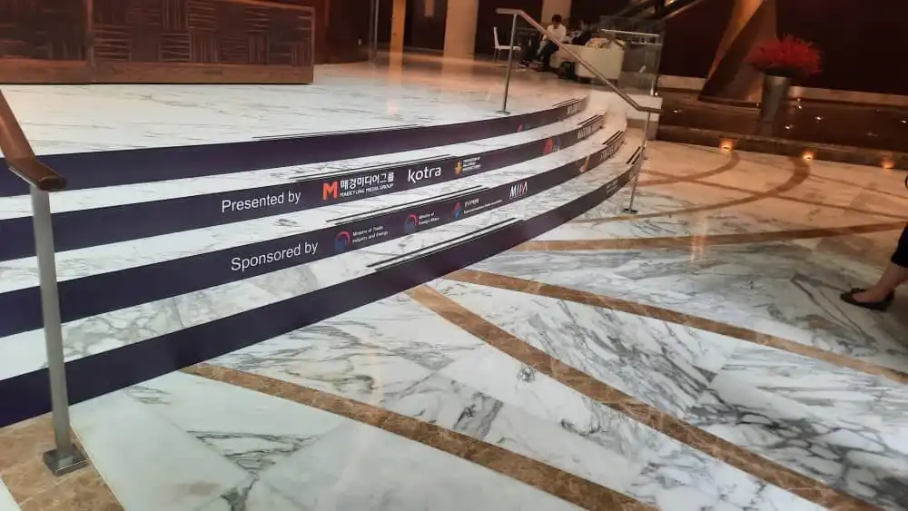 Stairway Sticker, Maekyung Malaysia 2025 Forum, Grand Hyatt KL