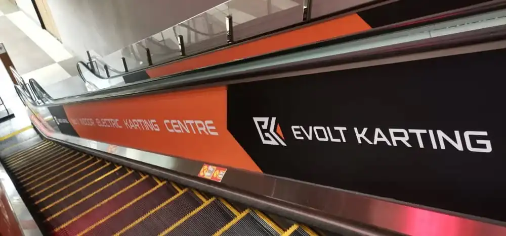 Sticker & Banner (Branding), Various, Evolt Karting, Aeon Bukit Indah, Johor Bahru