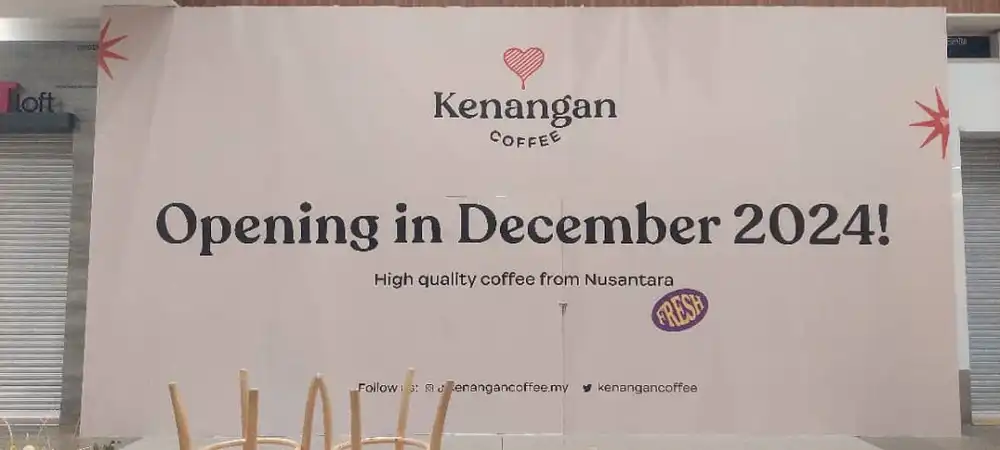 Visual, Kenangan Coffee, Aeon Rawang