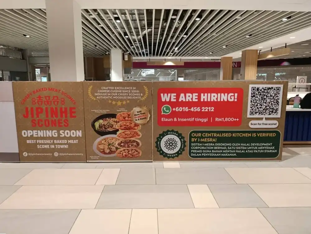 Visual (Kiosk), Jipinhe Scones, Setia City Mall