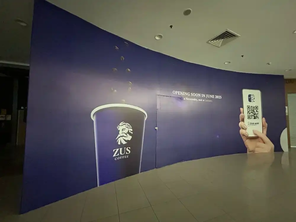 Visual, Zus Coffee, Aeon Station 18, Ipoh, Perak